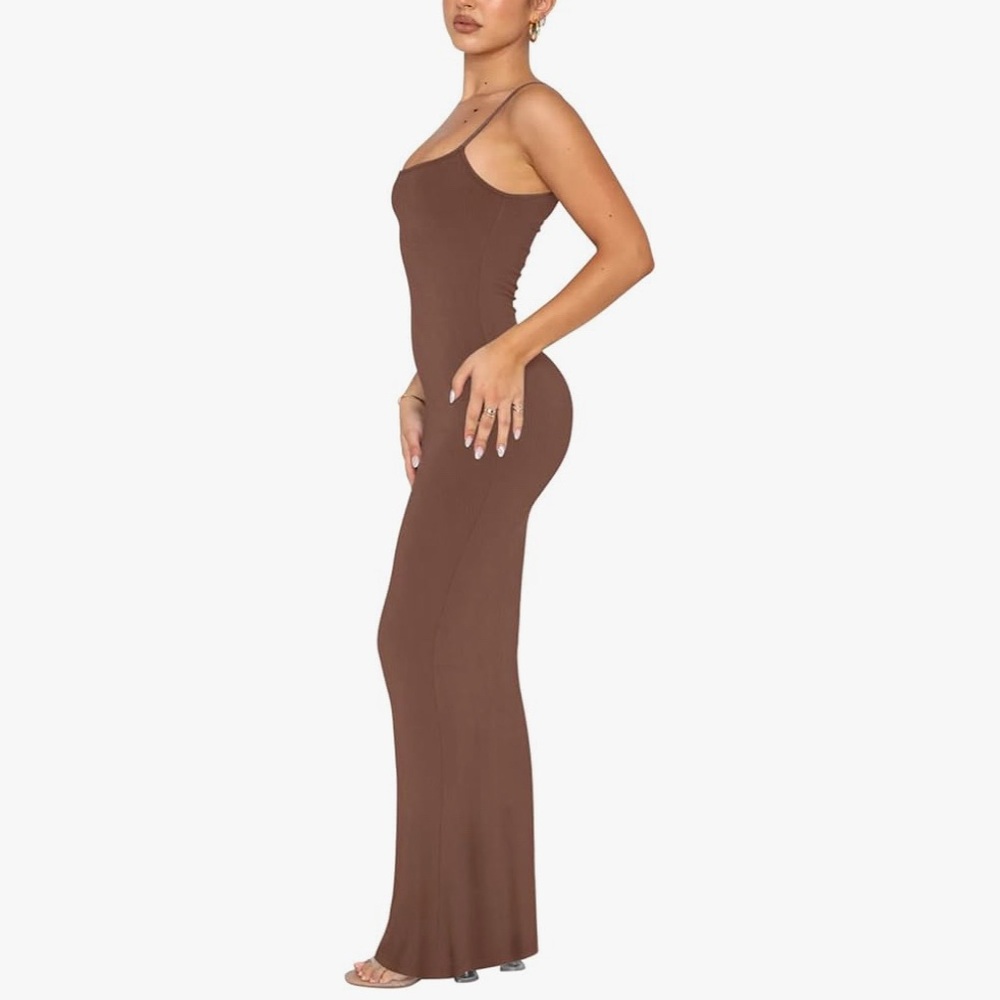 REORIA Women's Sleeveless Ribbed Bodycon Maxi Dress- Size M- BNWOT - Picture 2 of 9